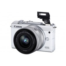 Беззеркальный фотоаппарат Canon EOS M200 kit EF-M 15-45mm f/3.5-6.3 IS STM белый