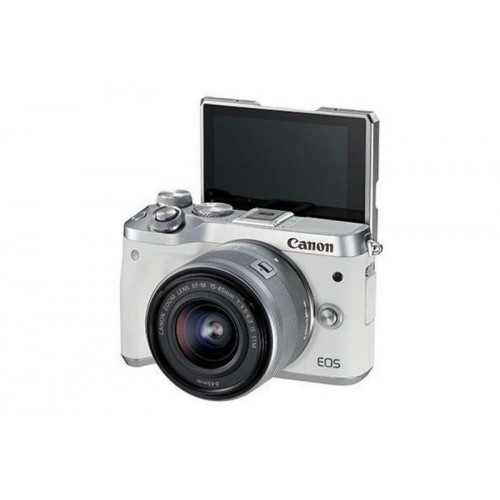 Беззеркальный фотоаппарат Canon EOS M6 kit EF-M 15-45mm f/3.5-6.3 IS STM белый