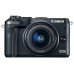 Беззеркальный фотоаппарат Canon EOS M6 kit EF-M 15-45mm f/3.5-6.3 IS STM черный