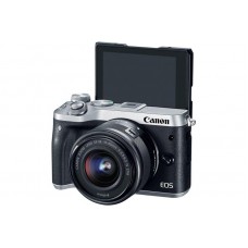 Беззеркальный фотоаппарат Canon EOS M6 kit EF-M 15-45mm f/3.5-6.3 IS STM серебро