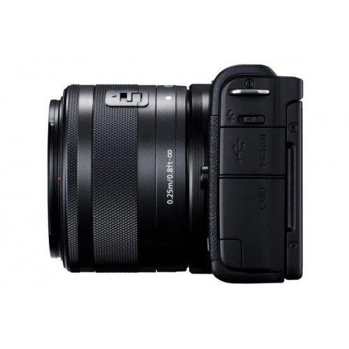 Canon EOS M200 kit EF-M 15-45mm f/3.5-6.3 IS STM черный