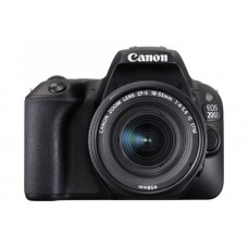 Зеркальный фотоаппарат Canon EOS 200D Kit 18-55 IS STM черный