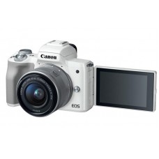 Беззеркальный фотоаппарат Canon EOS M50 kit EF-M 15-45mm f/3.5-6.3 IS STM белый