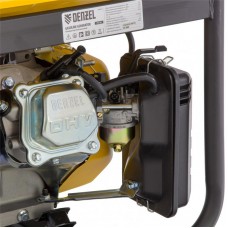 Генератор бензиновый PS 28, 2.8 кВт, 230 В, 15 л, ручной стартер Denzel