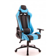 Игровое кресло Everprof Lotus S5 экокожа голубой