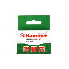 Гвозди для степлера HAMMER Гвозди 16мм, 1.25мм Т-образные (тип48) - 4 упаковки