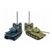 Радиоуправляемый танковый бой Huan Qi Т-34 и Tiger 1:32 2.4G (два танка, з/у, акк)