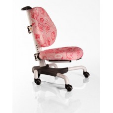 Кресло Mealux Nobel (Y-517) WP белый металл/обивка розовая с кольцами