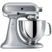 Миксер планетарный KitchenAid Artisan, дежа 4.83л., 3 насадки, хромовый металлик