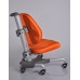 Кресло Mealux Nobel (Y-517) SKY серебристый металл/обивка оранжевая однотонная
