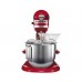 Миксер планетарный профессиональный KitchenAid Heavy Duty, дежа 4.80л., 3 насадки, красный