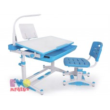 Комплект парта и стульчик Mealux BD-04 New XL (с лампой) blue