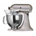 Миксер планетарный KitchenAid Artisan, дежа 4.83л., 3 насадки, никель матовый