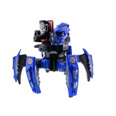 Радиоуправляемыйбоевой робот-паук Space Warrior, лазер, диски, синий, Ni-Mh и З/У, 2.4G