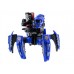 Радиоуправляемыйбоевой робот-паук Space Warrior, лазер, диски, синий, Ni-Mh и З/У, 2.4G