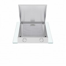 Кухонная вытяжка MAUNFELD Gloria 60 нержавеющая сталь/прозрачное стекло