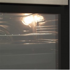 Электрический духовой шкаф MAUNFELD MEOC 674 S2 нержавеющая сталь\черное стекло
