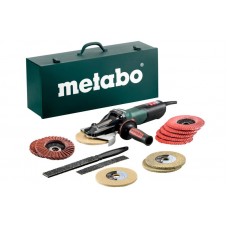 Угловые шлифовальные машины с плоским редуктором Metabo WEVF 10-125 Quick Inox Set (613080500)