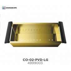 Коландер Omoikiri CO-02-PVD-LG 4999003, светлое золото 4999003