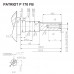 Двигатель 4-х тактный PATRIOT  P170FB