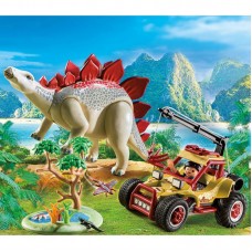 Игровой набор – Динозавры: Исследовательский транспорт со Стегозавром (Playmobil, 9432pm)