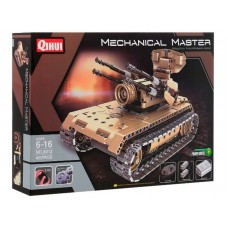 Радиоуправляемый конструктор Qihui Mechanical Master Зенитный танк (457 деталей)