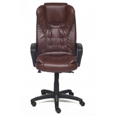 Кресло руководителя TetChair "Барон" (BARON) (Искусственная коричневая перфорированная кожа 2 TONE)