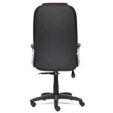 Кресло руководителя TetChair "Барон" (BARON) (Искусственная чёрная кож+искусственная перфорированная чёрная кожа)