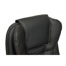Кресло руководителя TetChair "Барон" (BARON) (Искусственная чёрная кож+искусственная перфорированная чёрная кожа)