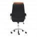 Кресло руководителя TetChair "Gloss" (Черная+коричневая искусственная кожа)