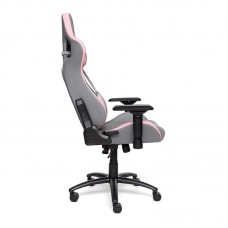 Игровое кресло TetChair "iPinky" (Искусственная кожа серый/розовый)