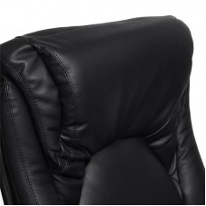 Кресло руководителя TetChair "Max" (Рециклированная чёрная кожа)