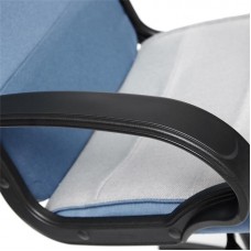 Кресло TetChair "Woker" (Серо/синяя ткань)