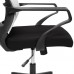 Кресло руководителя TetChair "Mesh-4"  (Чёрн. + серая ткань)