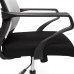 Кресло руководителя TetChair "Mesh-4HR"  (Чёрн. + серая ткань)