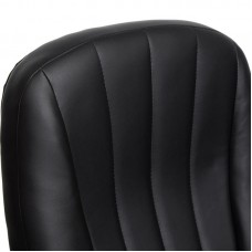 Кресло руководителя TetChair из ткани CH 833 (Искусств. чёрная кожа)