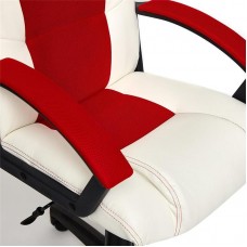 Игровое кресло TetChair "Driver" (Белый/красный)