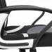 Игровое кресло TetChair "Ранер" (Runner) (Искусственная черная кожа + серая сетка)