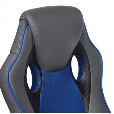 Игровое кресло TetChair "Racer" (металлик/синий)