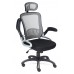 Кресло руководителя TetChair "Mesh-2" (black/grey) (Чёрно-серая ткань)