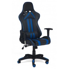 Кресло геймерское Tetchair iCar, кож/зам, черный/синий