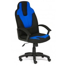 Кресло Tetchair NEO3 ткань, чeрный/синий, 2603/2601