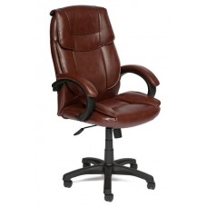 Кресло руководителя Tetchair OREON кож/зам, коричневый 2 TONE/коричневый перфорированный 2 TONE