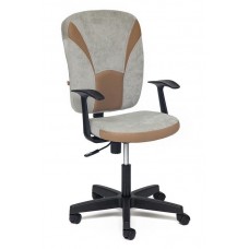 Кресло для персонала TETCHAIR OSTIN, ткань, серый/бронзовый