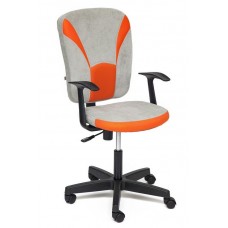 Кресло для персонала TETCHAIR OSTIN, ткань, серый/оранжевый