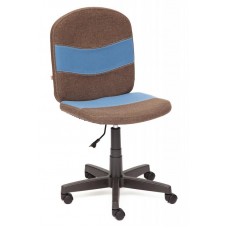 Кресло TETCHAIR STEP ткань, коричневый/синий, 3М7-147/С24