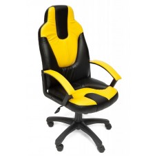 Кресло Tetchair NEO2 кож/зам, черный+жёлтый, 36-6/36-14