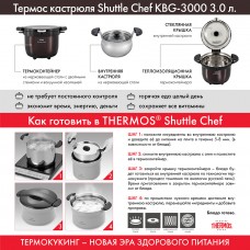 Термокастрюля THERMOS Shuttle Chef KBG-3000