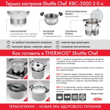 Термокастрюля THERMOS Shuttle Chef KBC-3000