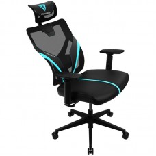 Кресло компьютерное игровое ThunderX3 YAMA1 Black-Cyan
